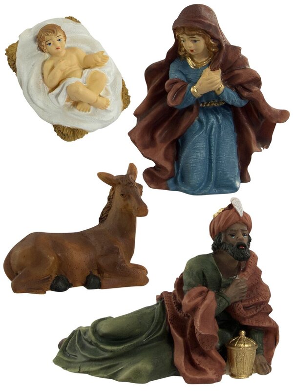 Large 13 Piece Nativity Scene - 47cm (stable) — image 3