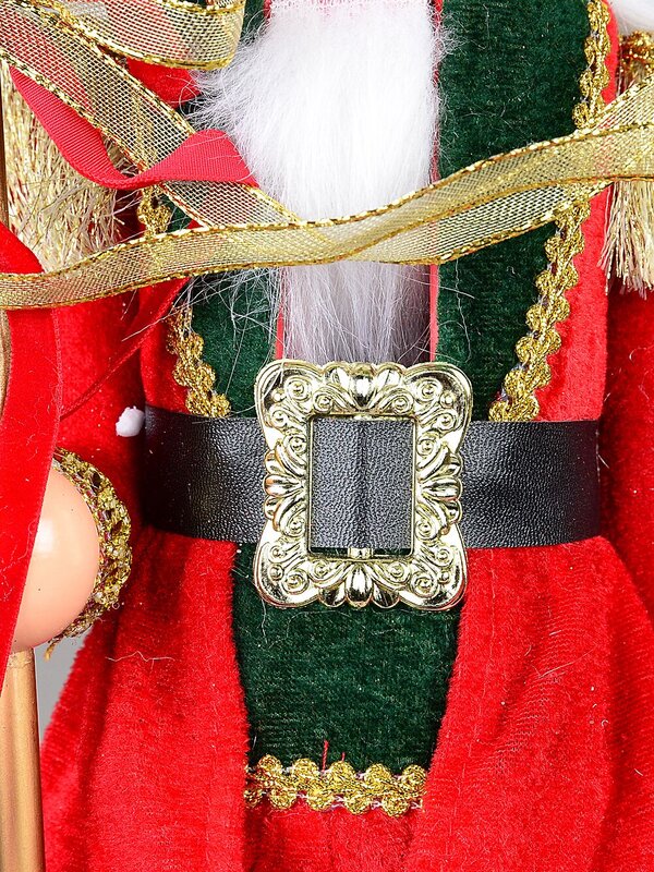 Large Classic Christmas Nutcracker With Finial Staff Decorative Ornament - 59cm — image 7