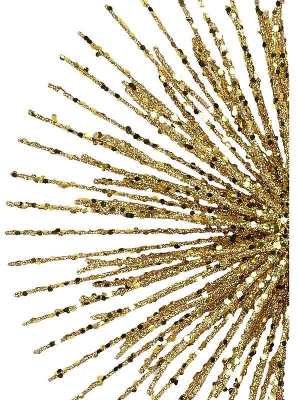 Large Gold Glitter Starburst Christmas Tree Topper | 38cm — image 3