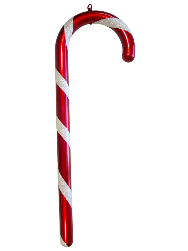 Large Red & White Display Candy Cane - 88cm — image 2