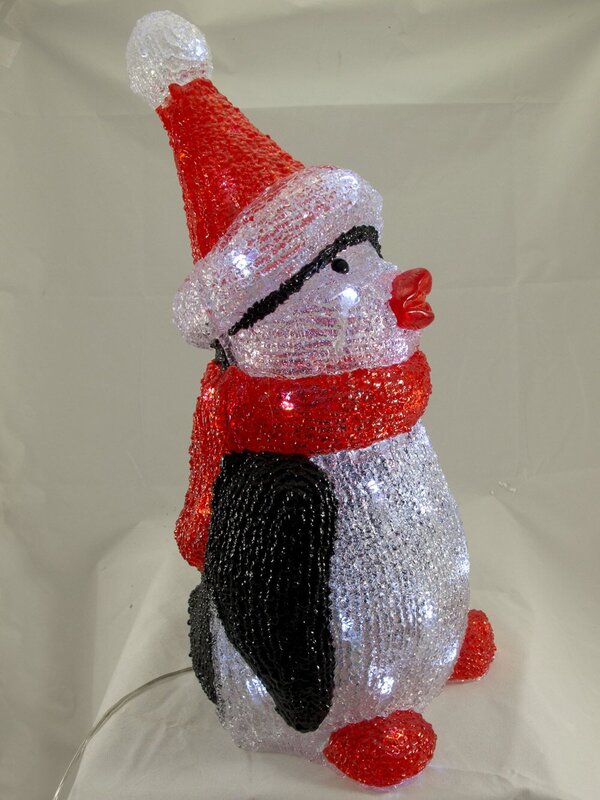 LED Acrylic Penguin Ornament - 37cm — image 3