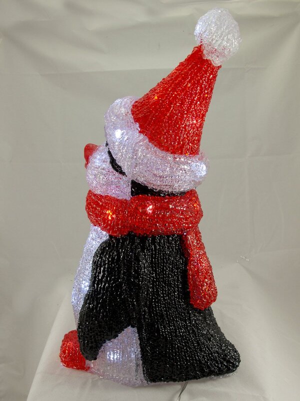 LED Acrylic Penguin Ornament - 37cm — image 4