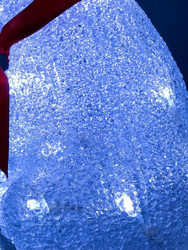 LED Acrylic Polar Bear Cub Ornament - 19cm — image 5