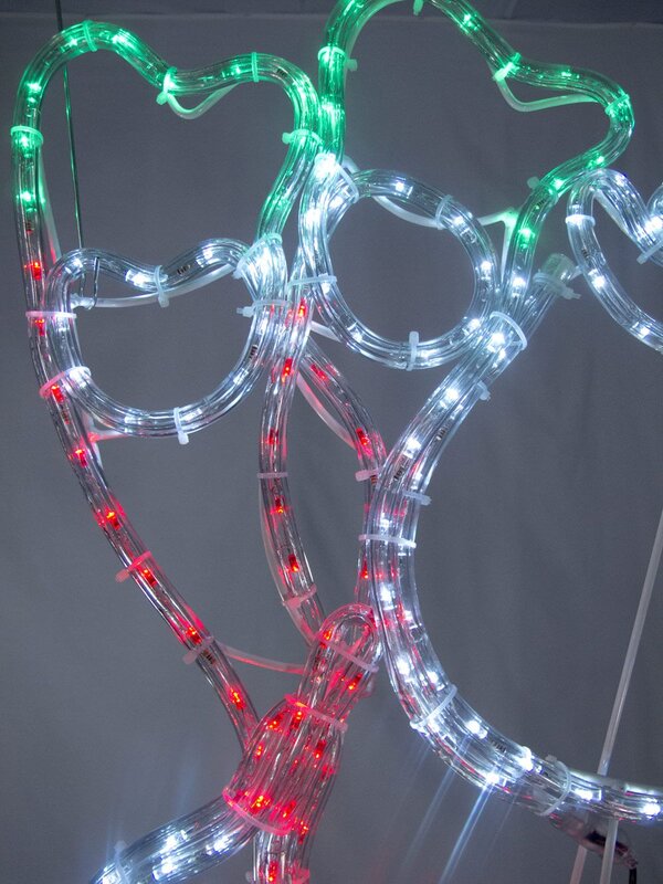LED Waving Santa Rope Light Silhouette - 80cm — image 3