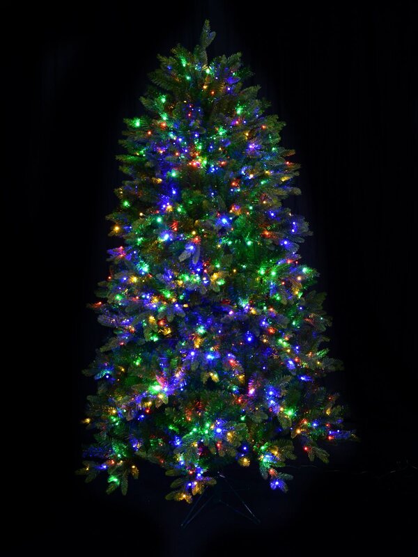 Magic Night Pre-lit Christmas Tree With Dual 1752 LED Lights & 1624 Tips - 2.3m