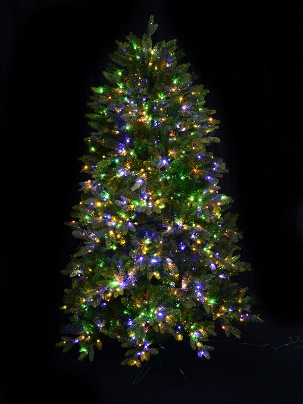 Magic Night Pre-lit Christmas Tree With Dual 1752 LED Lights & 1624 Tips - 2.3m