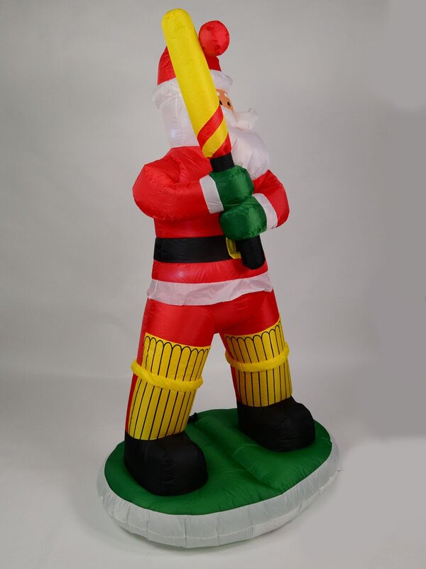 Marvellous Batsman Santa Illuminated Christmas Inflatable Display - 1.8m