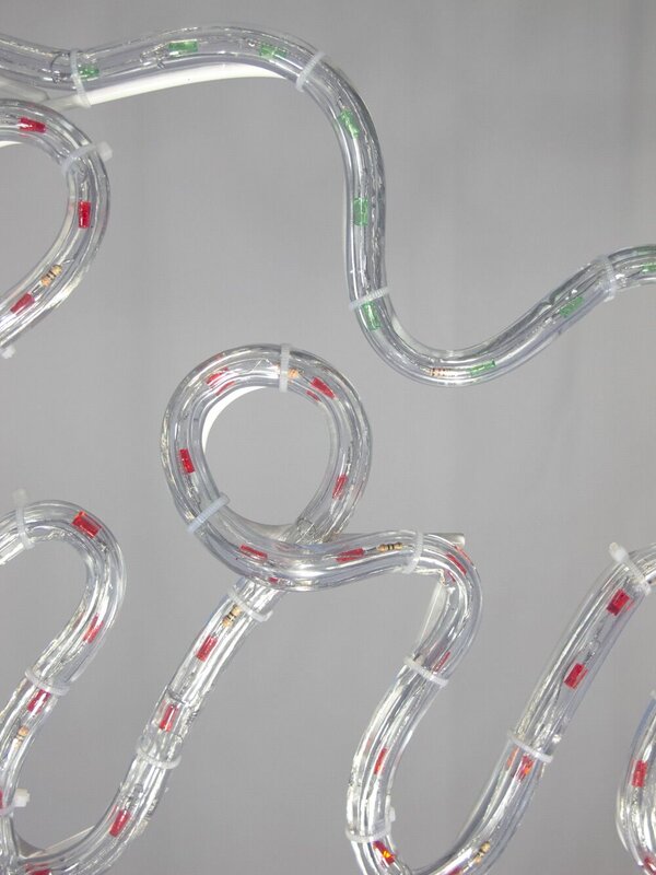 Merry Christmas With Border LED Rope Light Silhouette - 1.5m — image 4