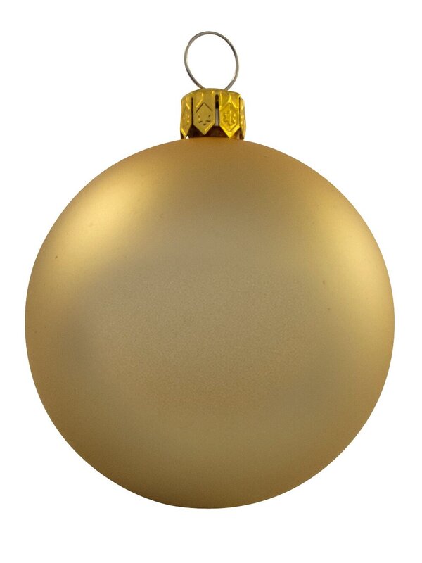 Metallic, Matt & Glittered, Red & Gold Baubles - 12 x 60mm — image 3