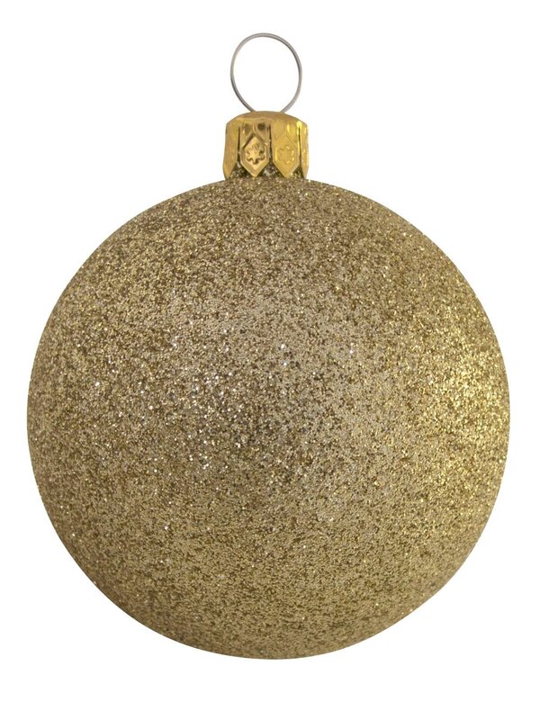 Metallic, Matt, & Glittered, Red & Gold Baubles - 20 x 40mm