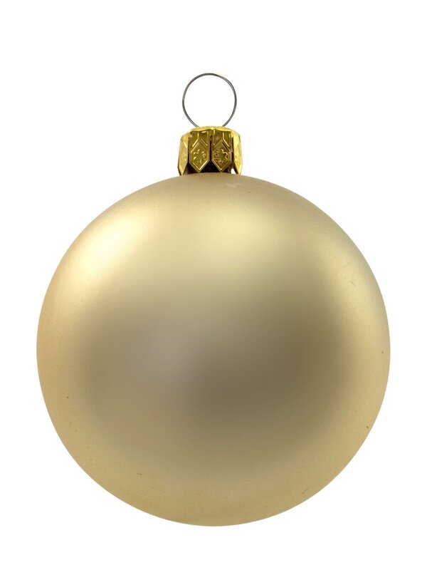Metallic, Matte, Glitter & Pearl Gold Baubles - 16 x 60mm