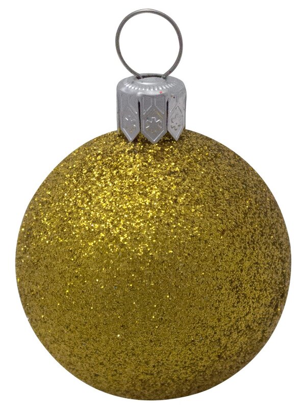 Metallic, Matte, & Glittered Pink, Peppermint & Gold Baubles - 20 x 40mm — image 3