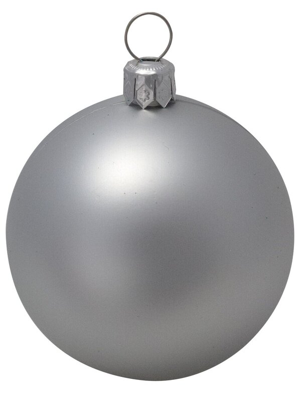 Metallic, Matte & Glittered, Turquoise & Silver Baubles - 12 x 60mm — image 8