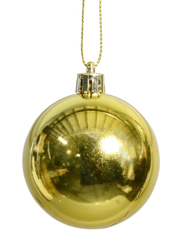 Metallic Red, Gold, Matt Green & Red Glitter Baubles - 16 x 60mm