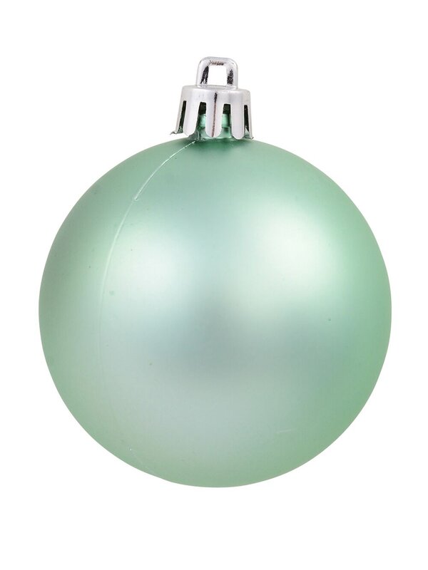 Mint Green Matte, Glitter & Shiny Baubles - 12 x 60mm — image 3