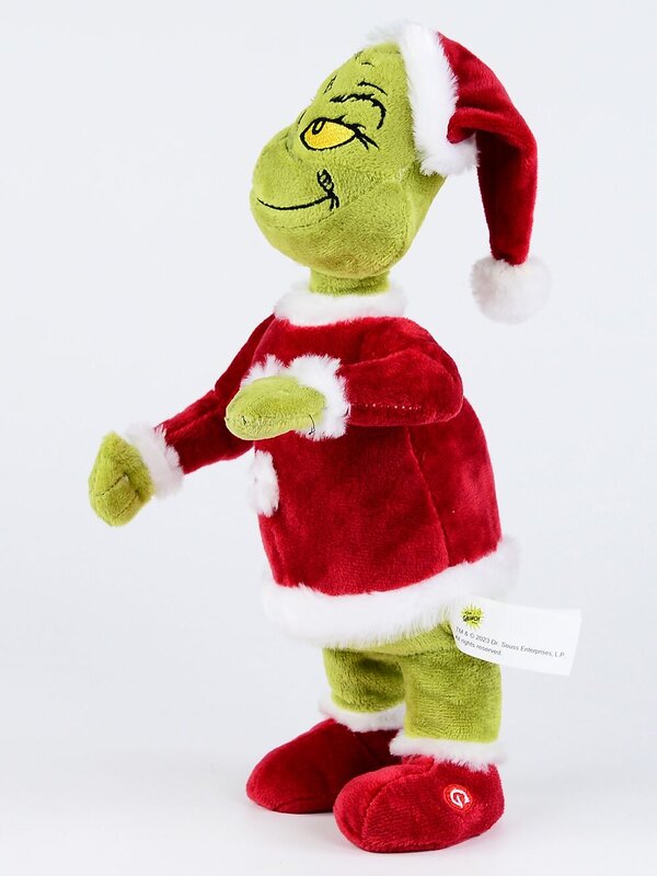 Mr Grinch Singing & Waddling In A Santa Suit Christmas Animation - 28cm — image 3