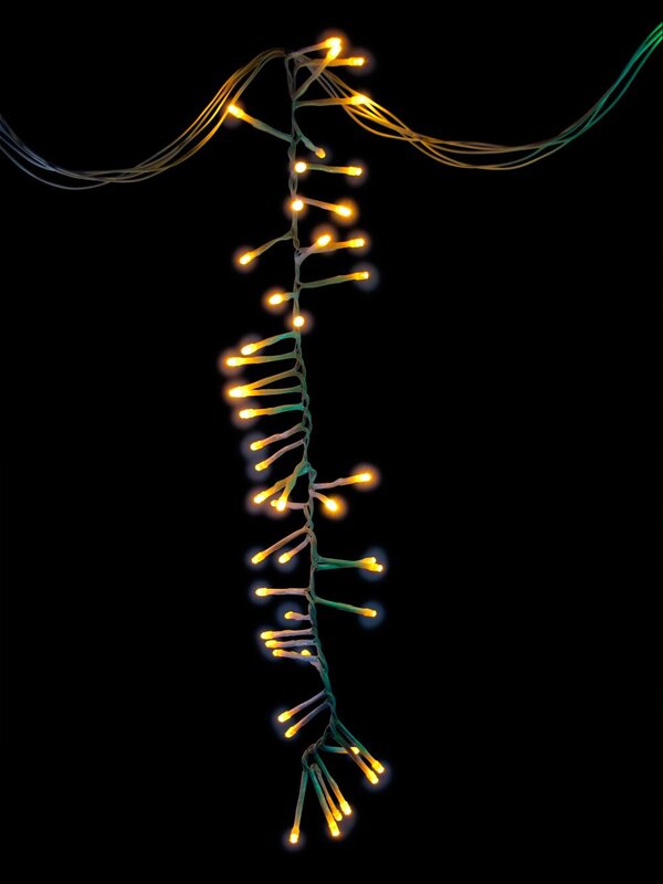 Multi Colour LED Bulbs Cluster Curtain Light - 4.8m — image 8