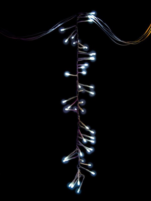 Multi Colour LED Bulbs Cluster Curtain Light - 4.8m — image 9