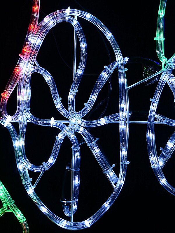 Multi Colour LED Christmas Train Locomotive Rope Light Silhouette - 1m — image 5