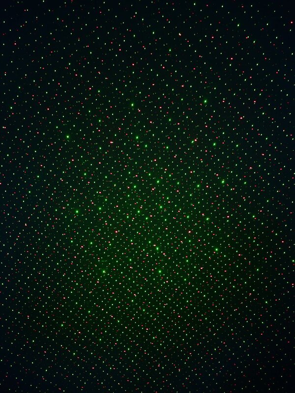 Multi Point Red & Green Christmas Pattern Garden Laser Light - 12m x 12m