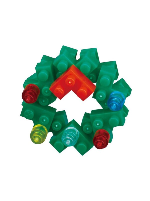 Nanoblocks Christmas Tree & Wreath Christmas Toy - NBC_323 200 Piece — image 4