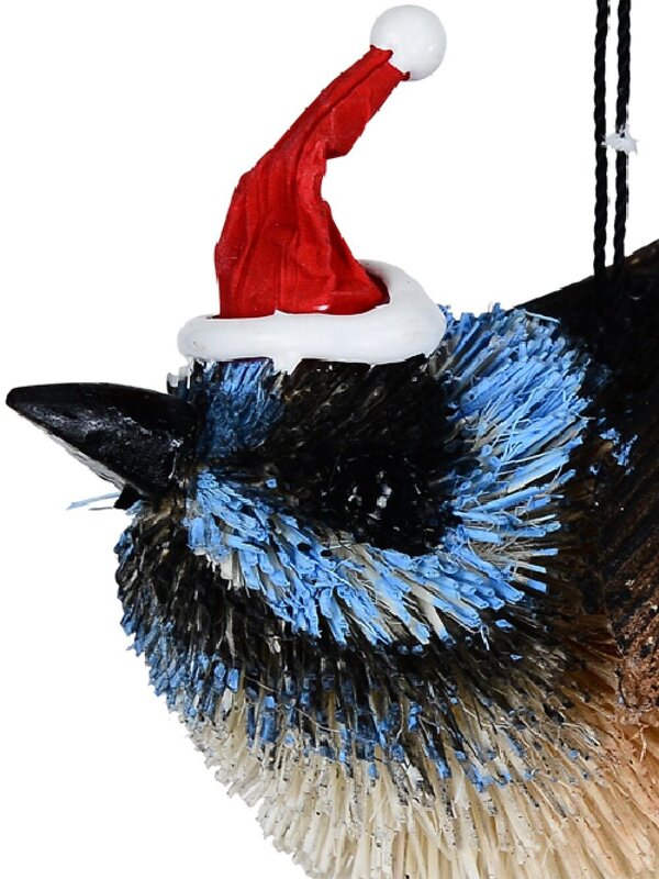 Native Blue Wren Whimsical Organic Australian Ornament | 10cm — image 3