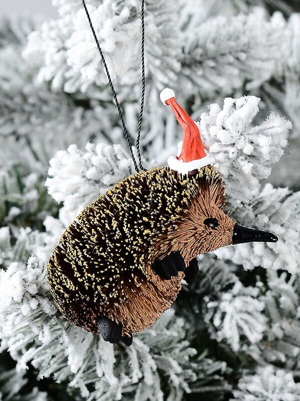 Native Echidna Whimsical Organic Australian Ornament | 70mm — image 2