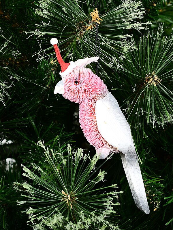 Native Galah Whimsical Organic Australian Ornament | 14cm — image 2