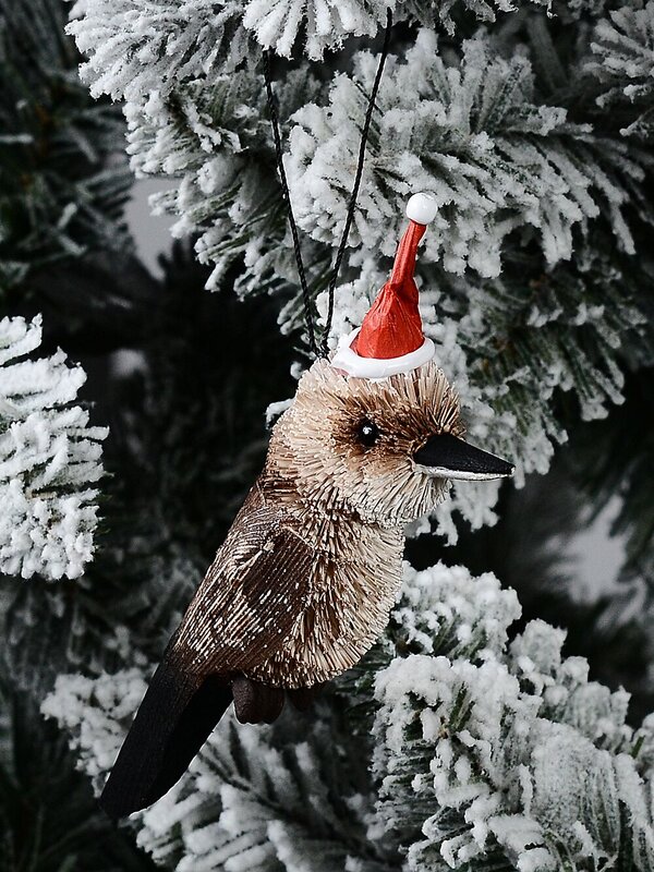 Native Kookaburra Whimsical Organic Australian Ornament | 14cm — image 2