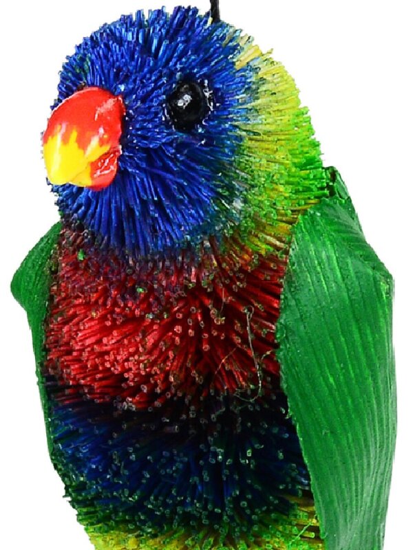 Native Rainbow Lorikeet Whimsical Organic Australian Ornament | 13cm — image 3