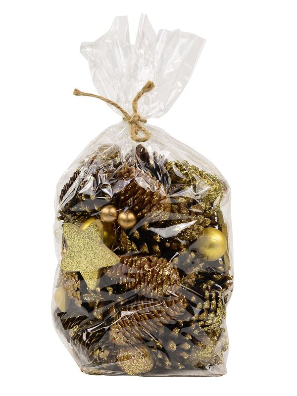 Natural Gold Pinecone, Star & Bauble Mix | 300g — image 6