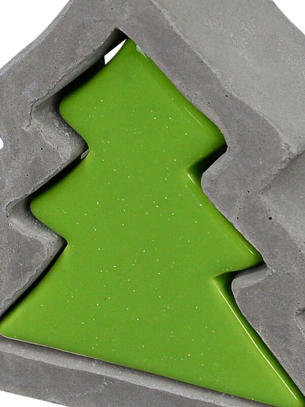 Nested Christmas Tree Concrete Look & Ceramic Christmas Ornament - 18cm — image 3