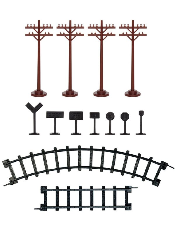 North Pole Express With Operating Headlight Christmas Train Set - 29 Piece Set — image 4