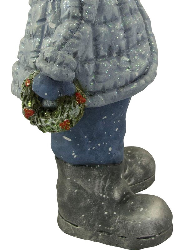 Northern Winter Resin Snowman Decor - 41cm — image 5