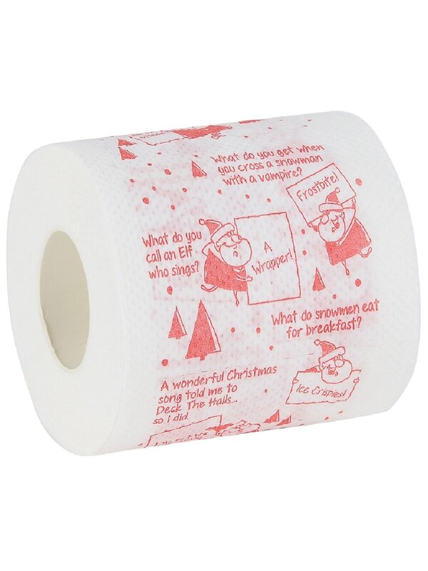 Novelty Christmas Toilet Paper - With Multiple Laughs On Every Sheet! — image 2