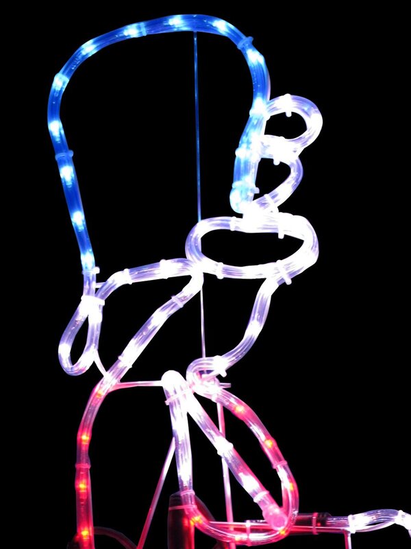 Nutcracker Soldier LED Rope Light Silhouette - 1.2m — image 4
