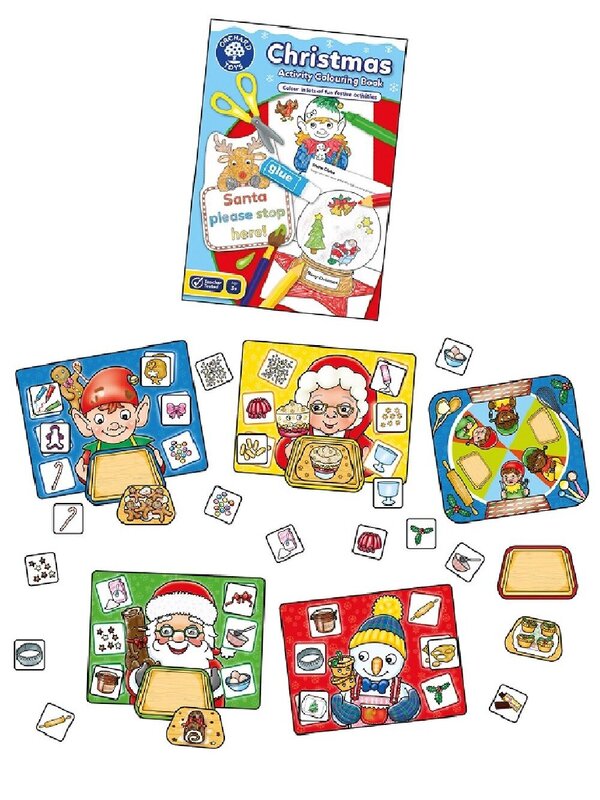 Orchard Toys Christmas Eve Box With Game, Colouring Book & 30 Piece Puzzle — image 3