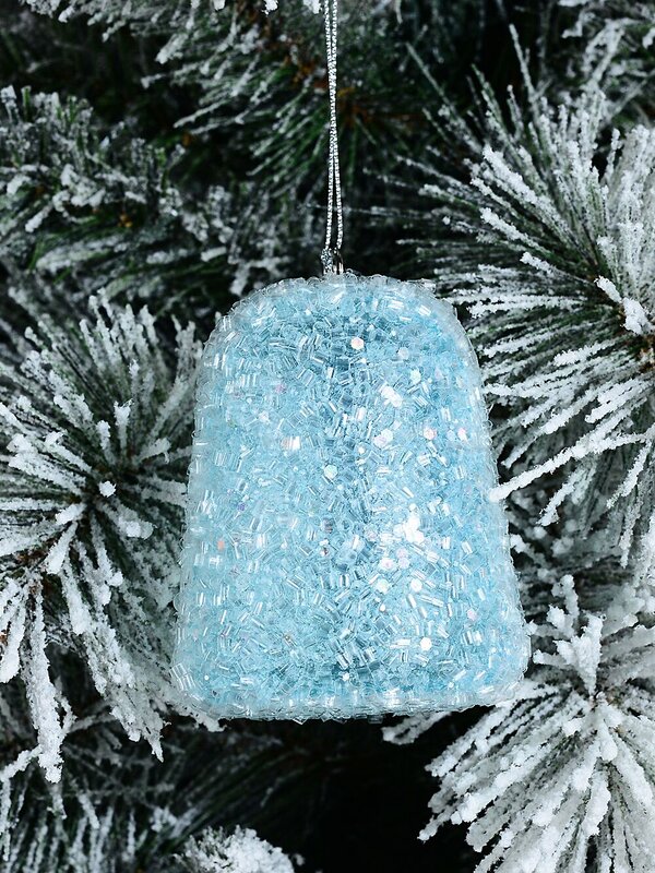 Pastel Blue Sugar Gummy Shaped Whimsical Ornament | 80mm — image 2