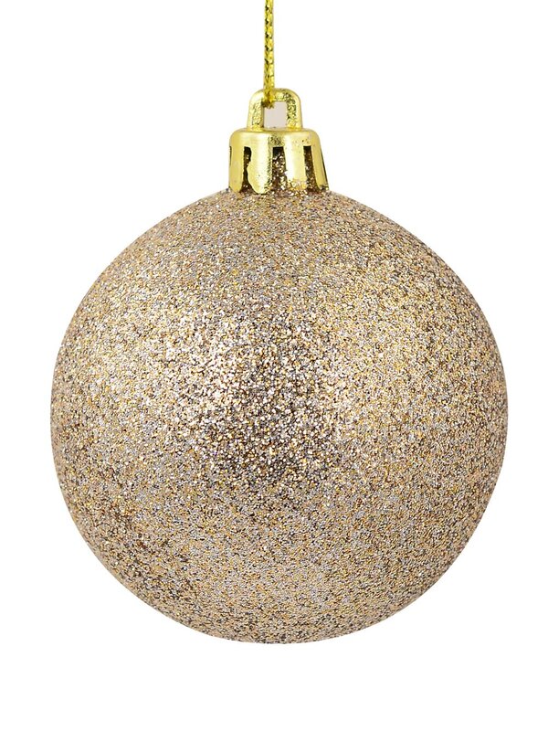 Pastel Green, Blue Matte & Silver Glitter Baubles - 9 x 60mm