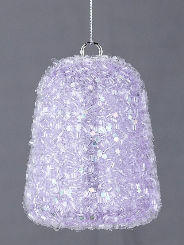 Pastel Purple Sugar Gummy Shaped Whimsical Essential Ornament | 80mm — image 3