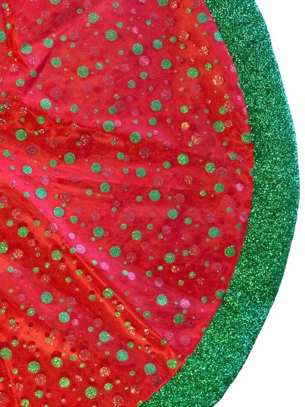 Polka Dot Design Christmas Tree Skirt - 1.2m — image 3