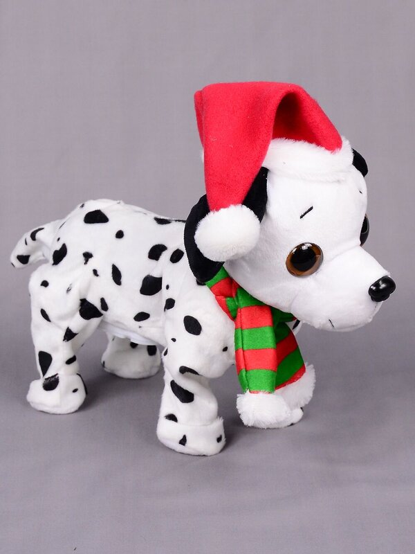 Pouncing Christmas Dalmatian Musical Animation - 35cm