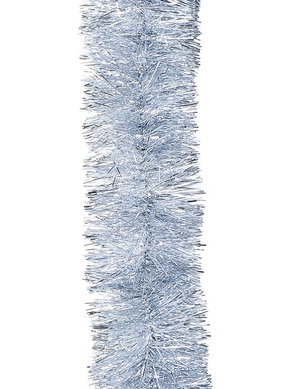 Premium 8ply Silver Metallic Fir Needle Christmas Tinsel Garland | 5m x 10cm — image 3