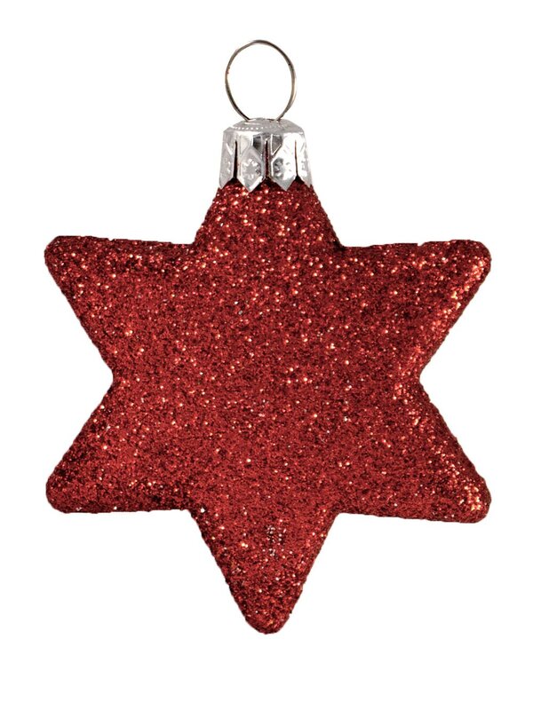 Red & Gold Bauble & Star Decorations - 34 x 60mm Bauble & 16 x 65mm Star — image 8