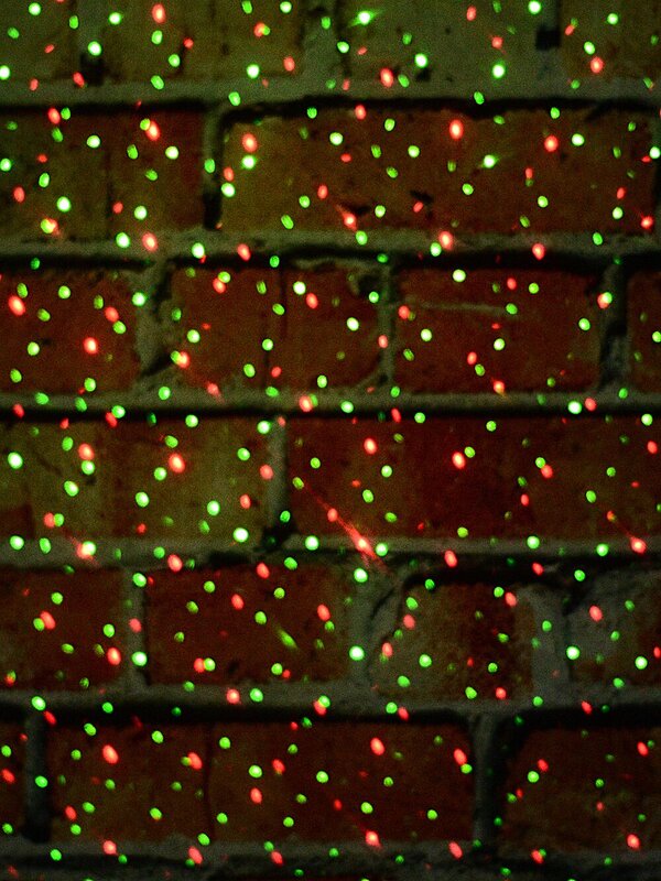 Red & Green Dot Starry Night LED Christmas Garden Laser Light | 5m x 5m — image 2