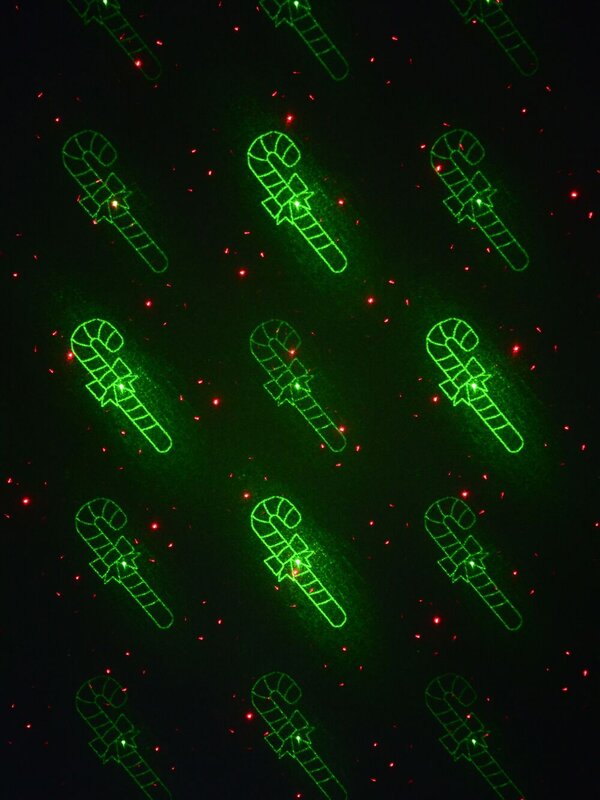 Red & Green Laser Light with 16 Images