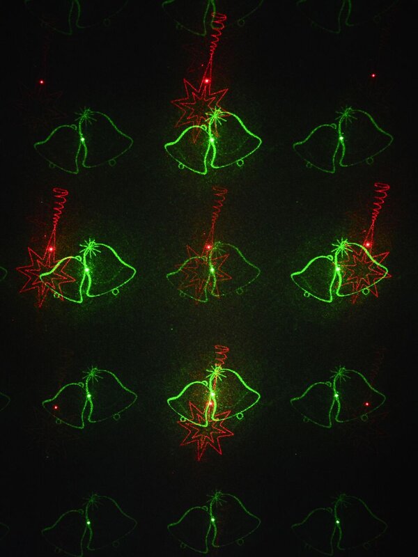 Red & Green Laser Light with 16 Images