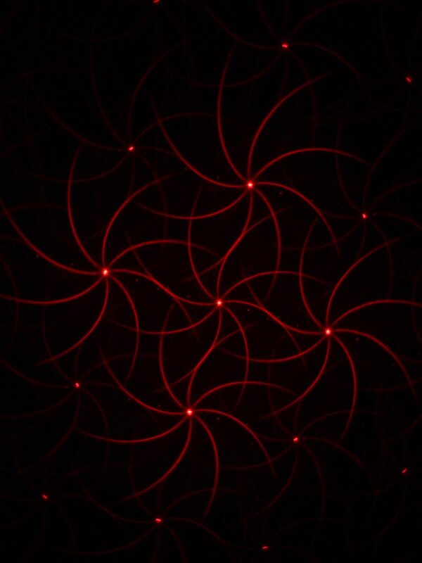 Red & Green Laser Light with Christmas & Halloween Patterns