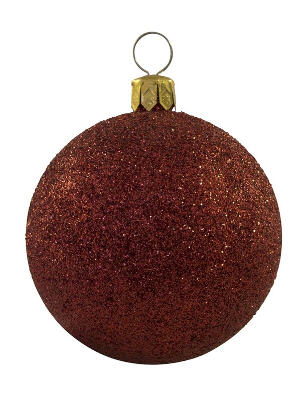 Red, White & Silver Baubles - 12 x 60mm