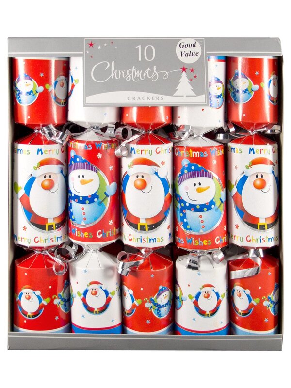 Red & White With Snowman & Santa Bon Bons - 10 x 23cm — image 2